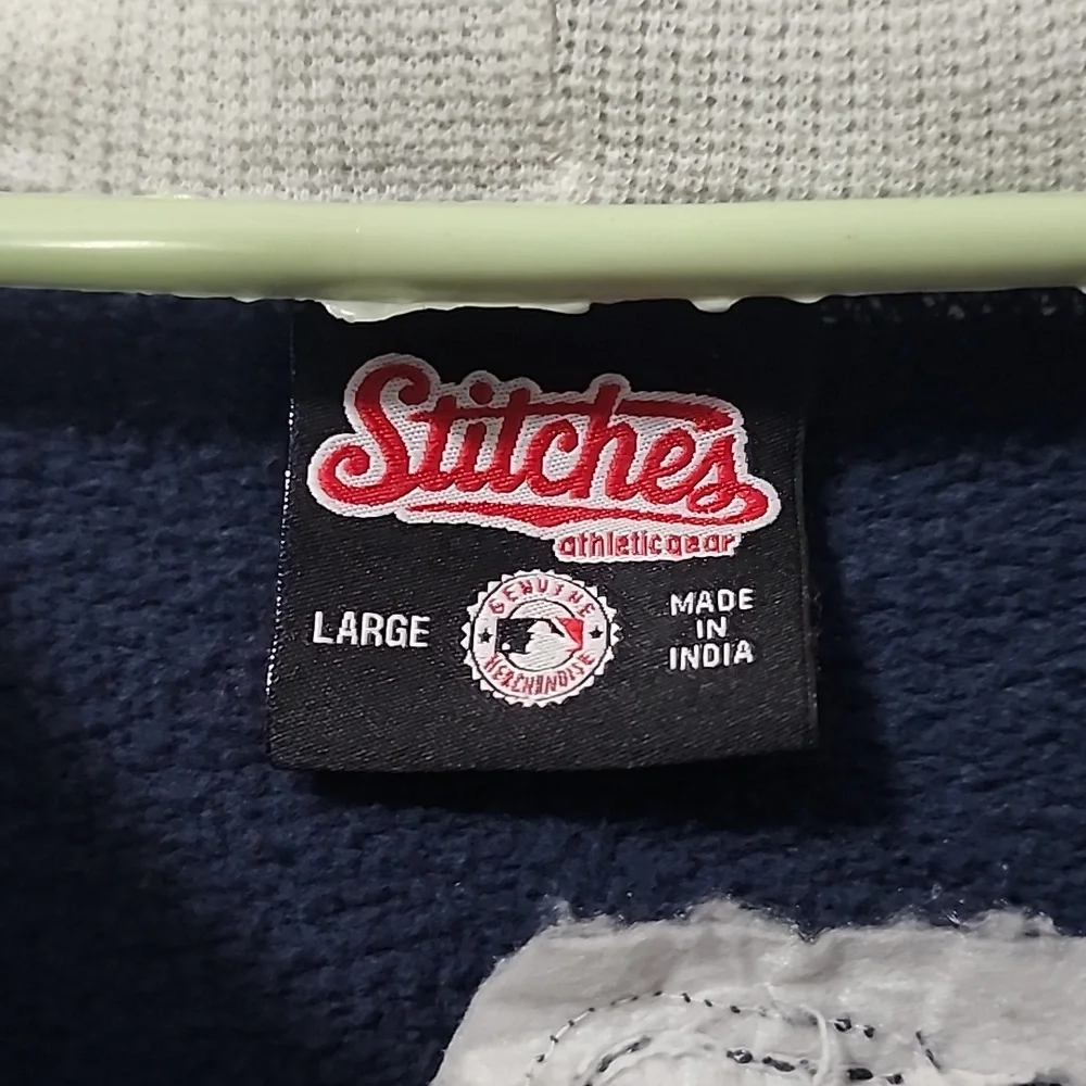 Stitches Navy and Red Hoodie - Picture 2 of 4